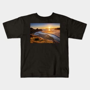 Three Cliffs Bay, Gower Kids T-Shirt